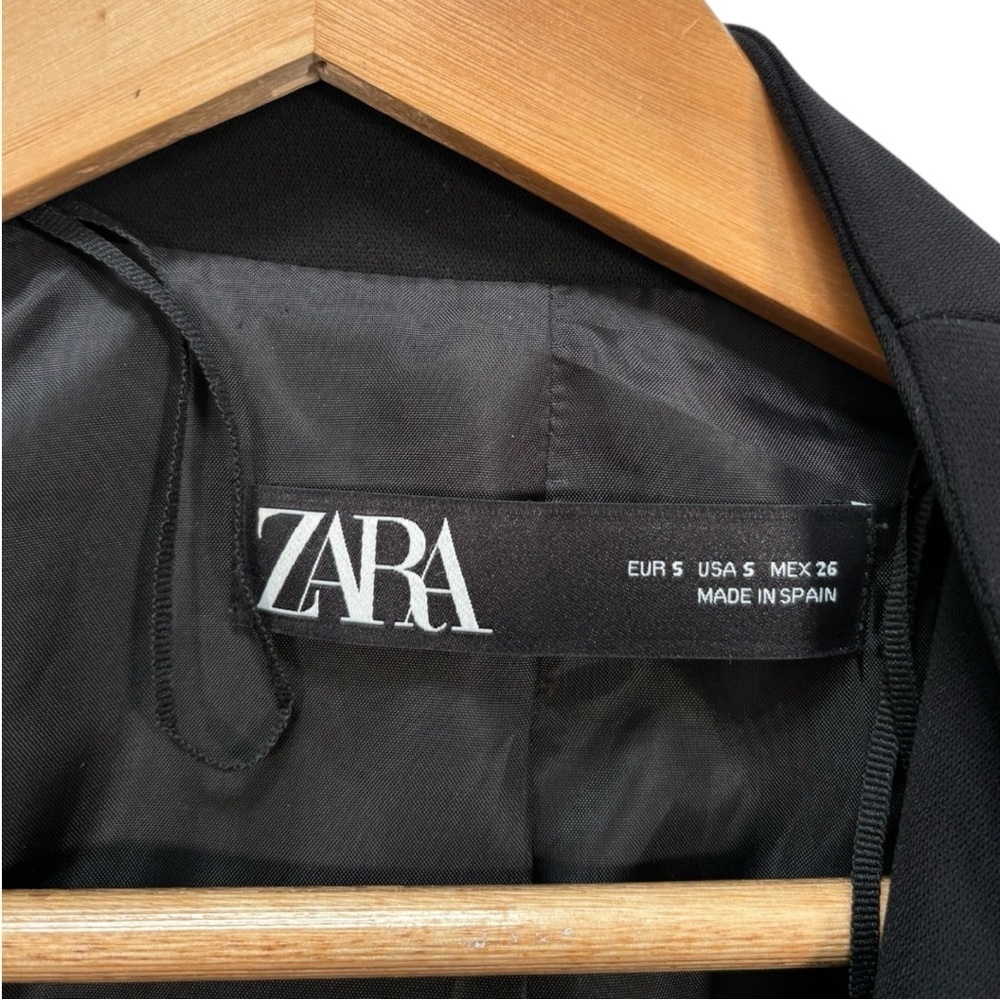 ZARA Draped Slouch Sleeve Blazer Size Small - Picture 9 of 10